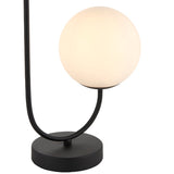 Pagazzi Patton 2 Light Matt Black Table Lamp