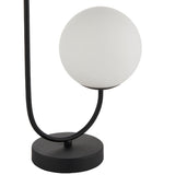 Pagazzi Patton 2 Light Matt Black Table Lamp