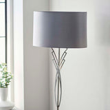 Pagazzi Lyla Satin Nickel Floor Lamp