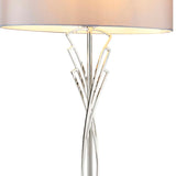 Pagazzi Lyla Satin Nickel Floor Lamp