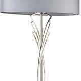 Pagazzi Lyla Satin Nickel Floor Lamp
