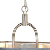 Pagazzi Tassel Satin Nickel Ceiling Pendant