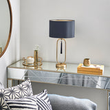 Pagazzi Tassel Antique Brass Table Lamp
