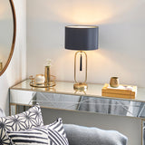 Pagazzi Tassel Antique Brass Table Lamp