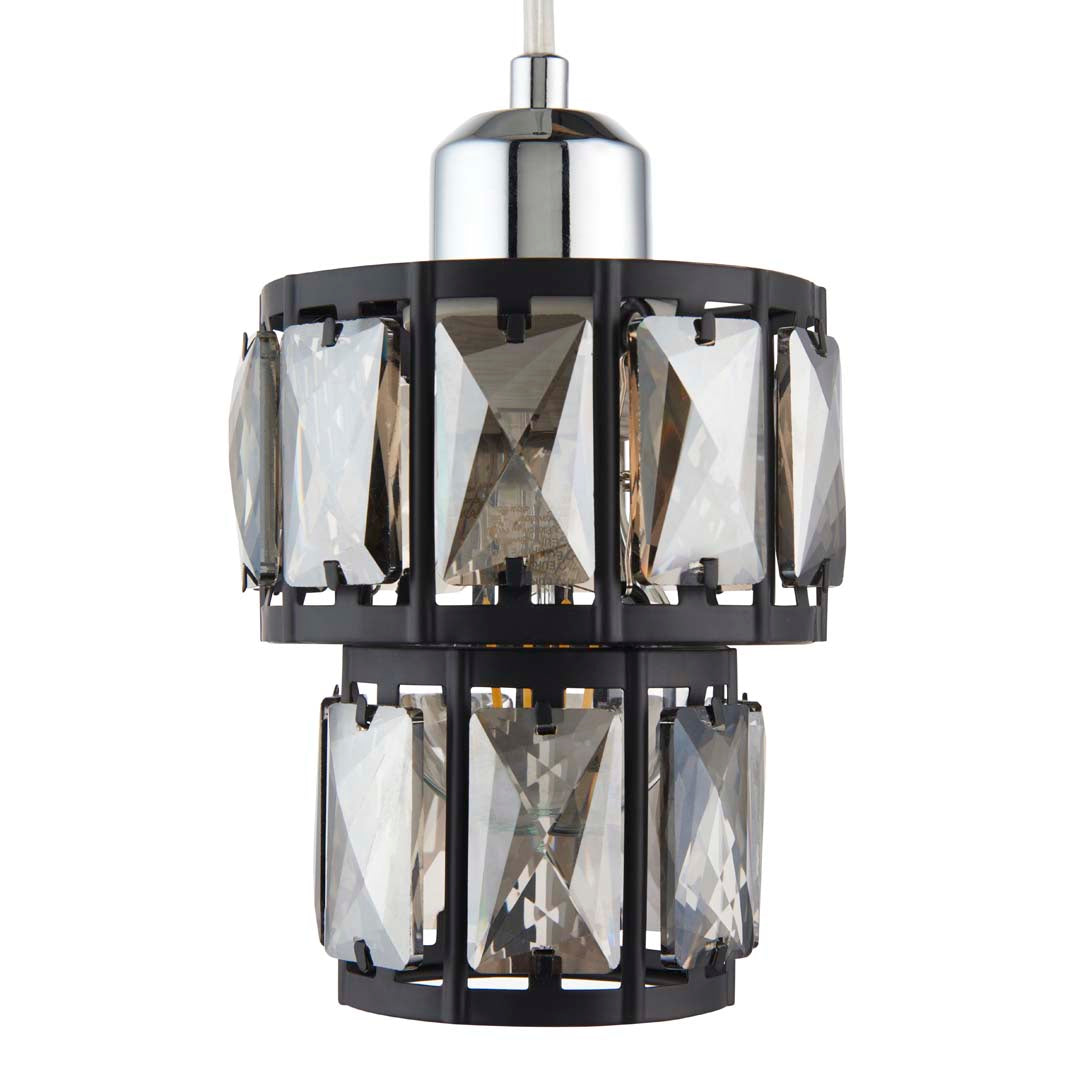 Pagazzi Darla Small Black Ceiling Light Pendant