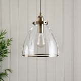 Pagazzi Brunswick Antique Brass Ceiling Pendant
