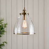 Pagazzi Brunswick Antique Brass Ceiling Pendant