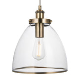 Pagazzi Brunswick Antique Brass Ceiling Pendant