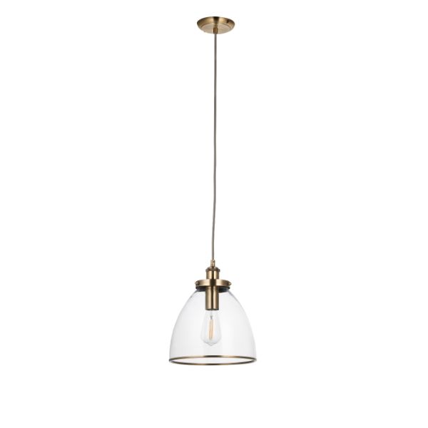 Pagazzi Brunswick Antique Brass Ceiling Pendant