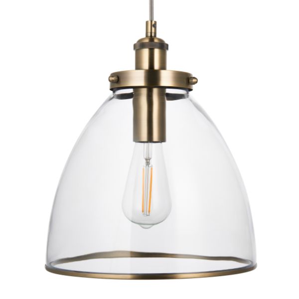 Pagazzi Brunswick Antique Brass Ceiling Pendant