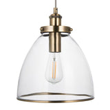 Pagazzi Brunswick Antique Brass Ceiling Pendant