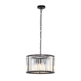 Pagazzi Resto Crystal & Matt Black Ceiling Light
