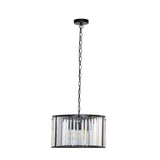 Pagazzi Resto Crystal & Matt Black Ceiling Light