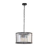 Pagazzi Resto Crystal & Matt Black Ceiling Light