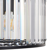 Pagazzi Resto Crystal & Matt Black Ceiling Light