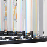 Pagazzi Resto Crystal & Matt Black Ceiling Light