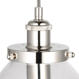 Pagazzi Brunswick Polished Nickel Ceiling Pendant