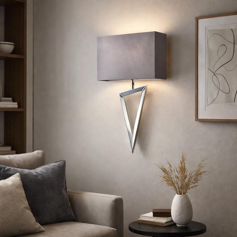 Pagazzi Gresham Polished Chrome Wall Light