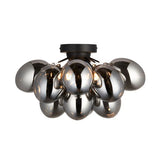 Pagazzi Tatum Flush Matte Black Ceiling Light