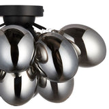 Pagazzi Tatum Flush Matte Black Ceiling Light