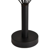 Pagazzi Tatum Matte Black & Glass Table Lamp