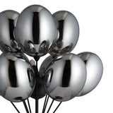 Pagazzi Tatum Matte Black & Glass Table Lamp