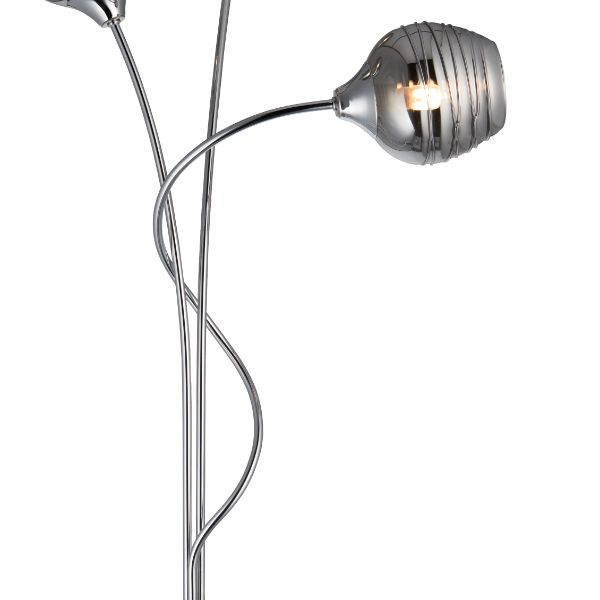 Pagazzi Mizzle Chrome Floor Lamp