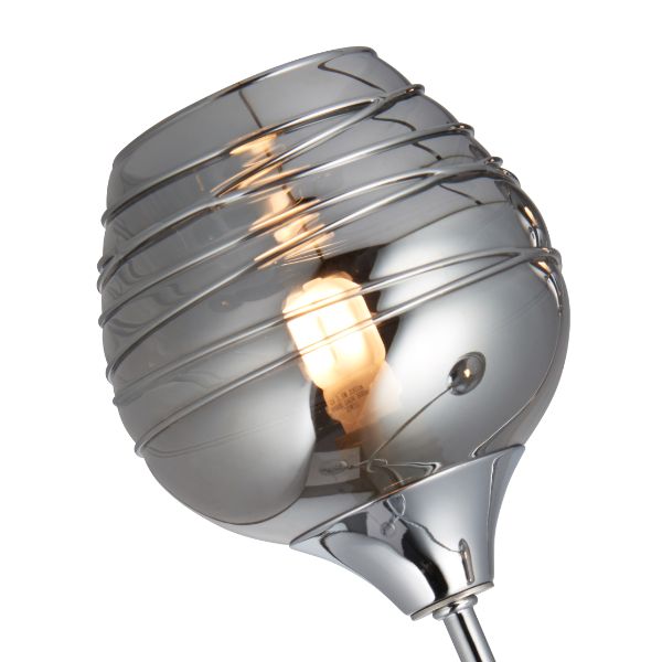 Pagazzi Mizzle Chrome Floor Lamp