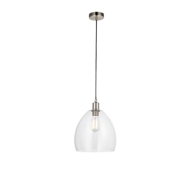 Pagazzi Jacob Satin Nickel Ceiling Light