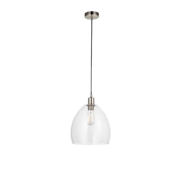 Pagazzi Jacob Satin Nickel Ceiling Light