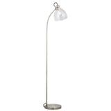 Pagazzi Jacob Satin Nickel Task Floor Lamp