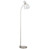 Pagazzi Jacob Satin Nickel Task Floor Lamp