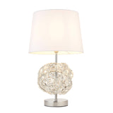 Pagazzi Monaco Chrome & Glass Table Lamp