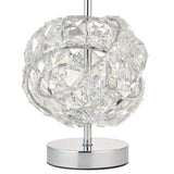 Pagazzi Monaco Chrome & Glass Table Lamp