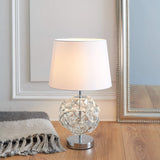 Pagazzi Monaco Chrome & Glass Table Lamp