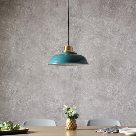 Pagazzi Bakewell Teal Ceiling Pendant