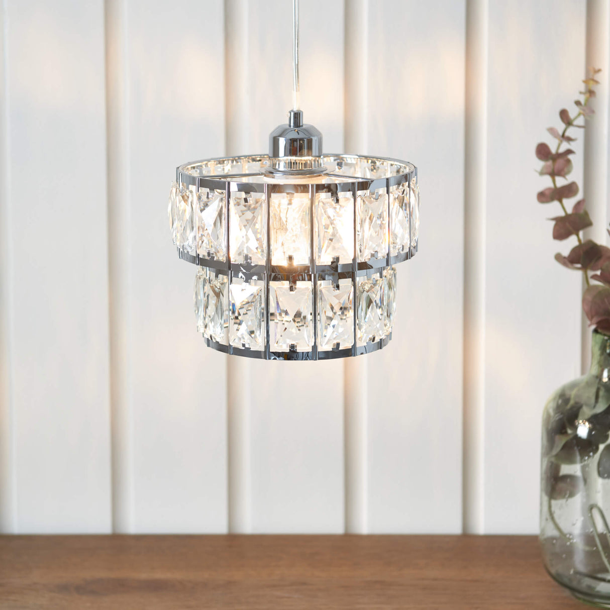 Pagazzi Darla Clear Ceiling Pendant Shade