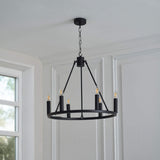Pagazzi Parley 6 Light Black Ceiling Pendant
