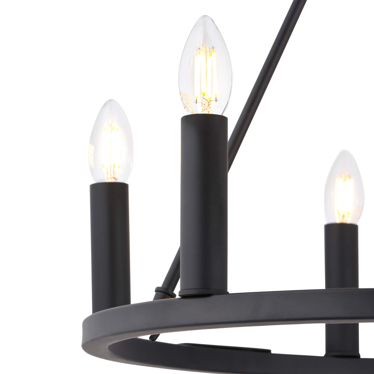 Pagazzi Parley 6 Light Black Ceiling Pendant