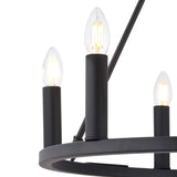 Pagazzi Parley 6 Light Black Ceiling Pendant