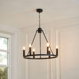 Pagazzi Parley 6 Light Black Ceiling Pendant