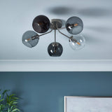 Pagazzi Branco 5-Light Semi-Flush Ceiling Light