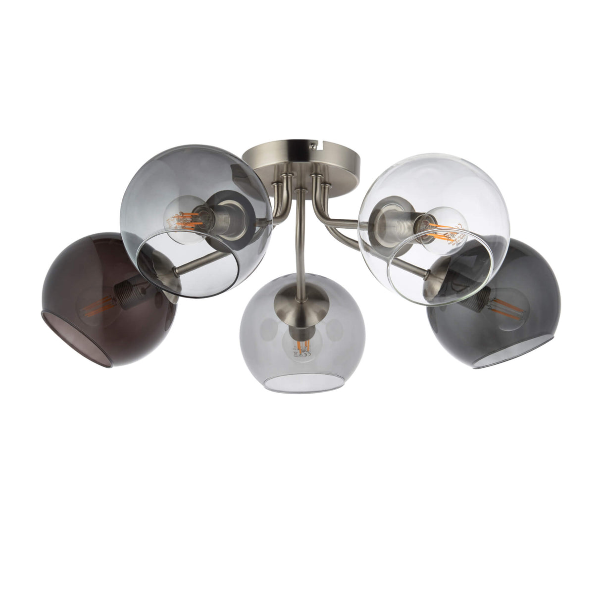 Pagazzi Branco 5-Light Semi-Flush Ceiling Light