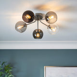 Pagazzi Branco 5-Light Semi-Flush Ceiling Light