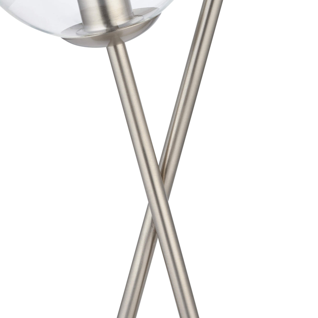 Pagazzi Branco 2-Light Chrome Smoked Glass Table Lamp