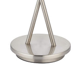 Pagazzi Branco 2-Light Chrome Smoked Glass Table Lamp