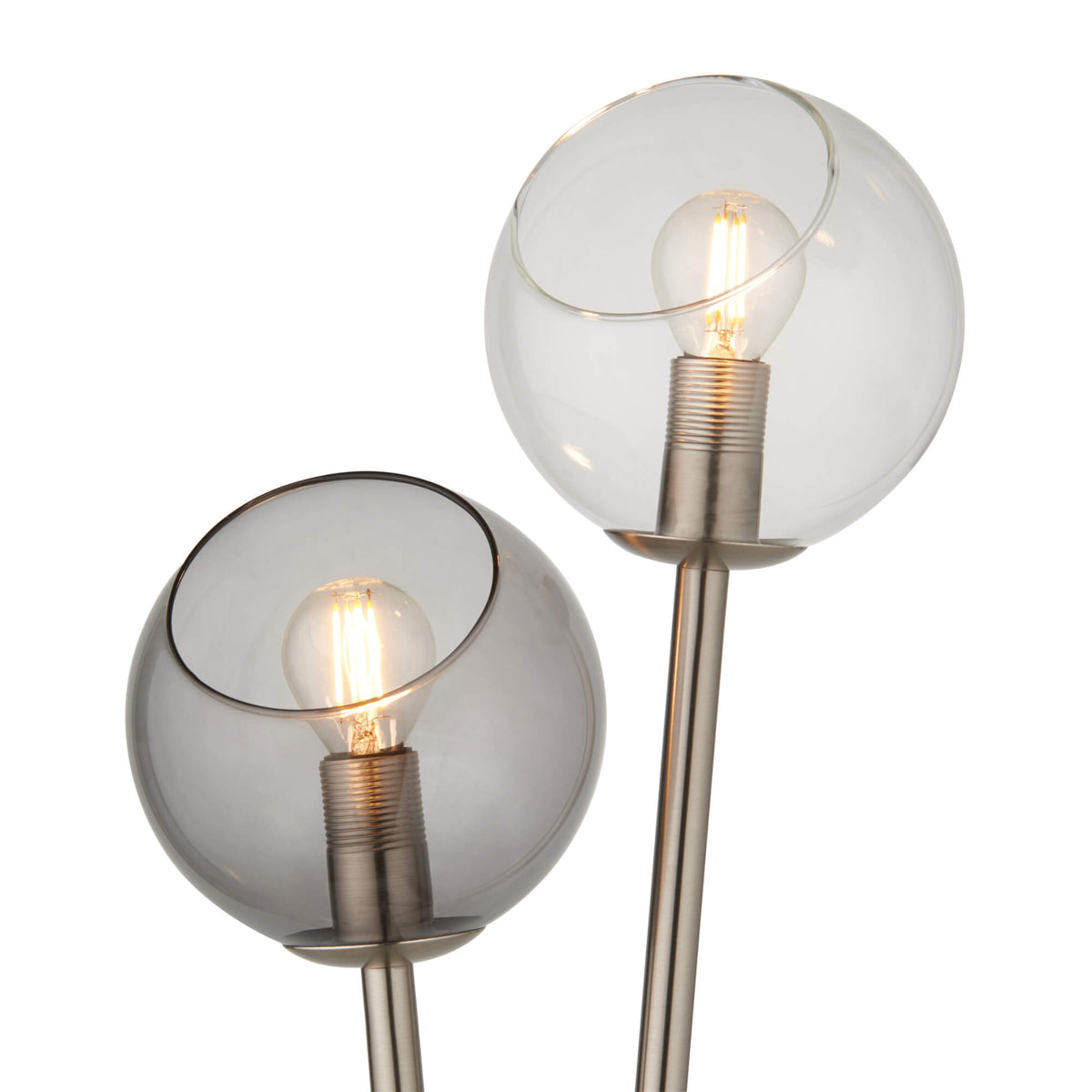 Pagazzi Branco Chrome & Glass Floor Lamp