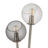 Pagazzi Branco Chrome & Glass Floor Lamp