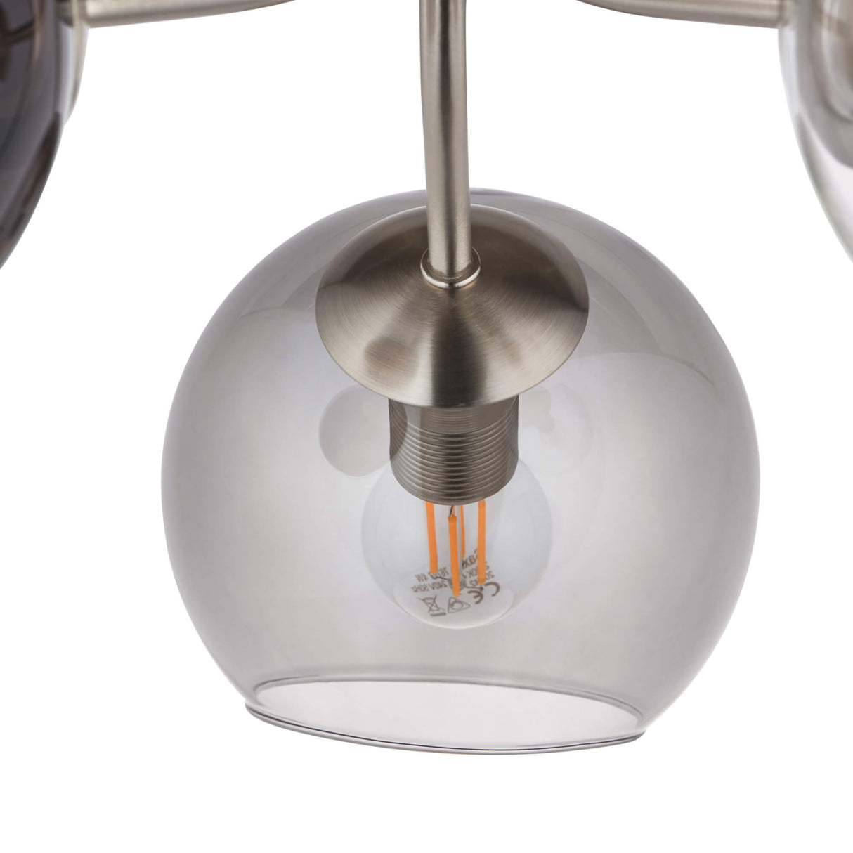Pagazzi Branco 3 Light Semi Flush Ceiling Light