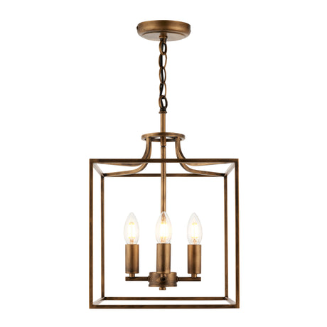 Pagazzi Grove Matte Antique Brass Ceiling Light Pendant